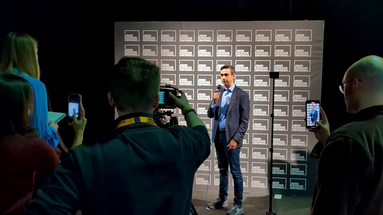 WaveFX produced live event production for CoinGeek at the London Blockchain Conference filming live studio interviews & social media shorts